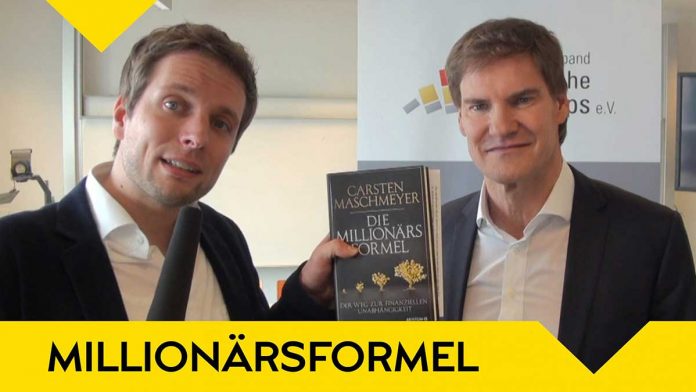 Carsten Maschmeyer mit seinem Buch Millionärsformel
